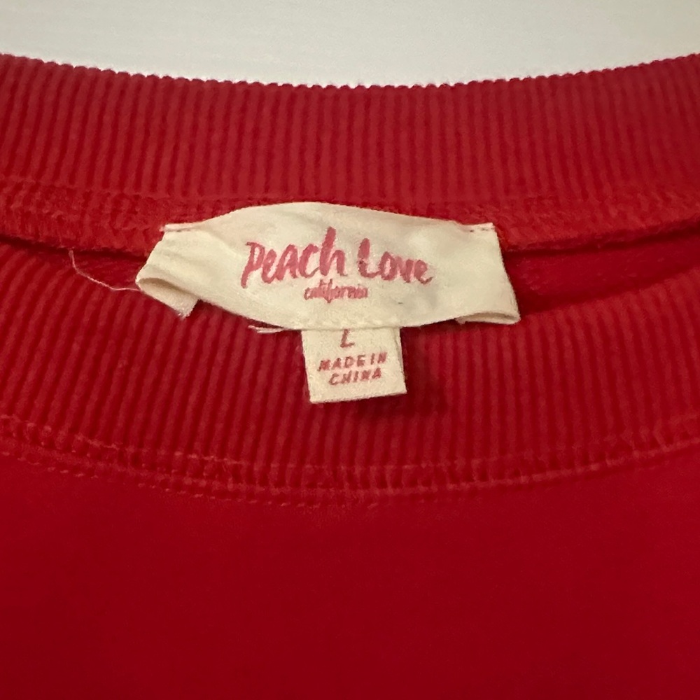 Peach Love California Festive Red Santa Sweater - Picture 4 of 5